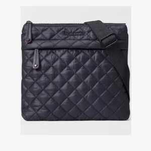 MZ Wallace Black Flat Metro Quilted Crossbody